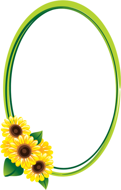 Sunflower Frame PNG