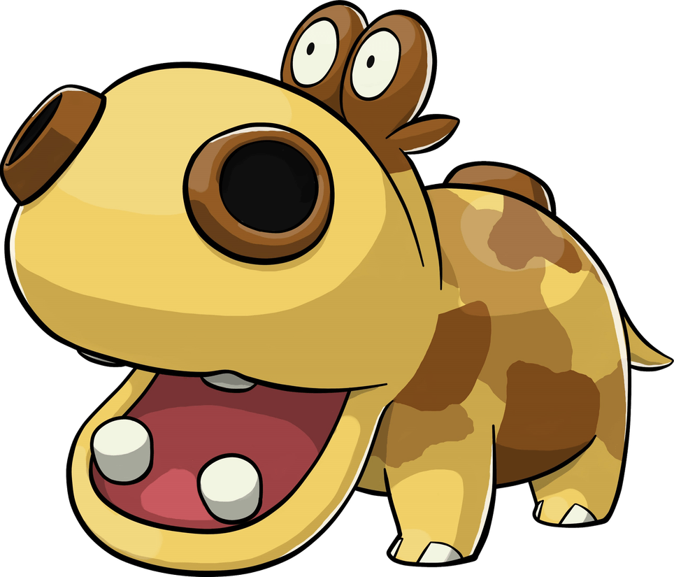 Hippopotas Pokemon PNG