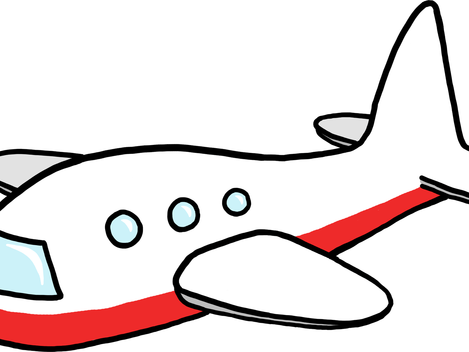 Cartoon Plane PNG