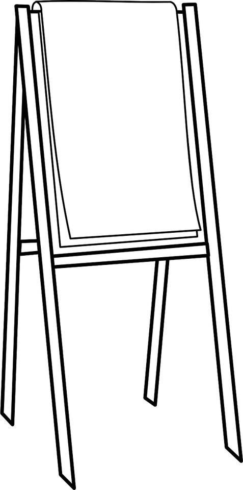 Canvas Easel PNG