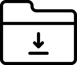 Black Folder Mac PNG