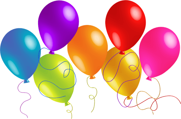 Happy Birthday Balloons PNG
