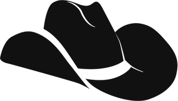 Black Cowboy Hat PNG