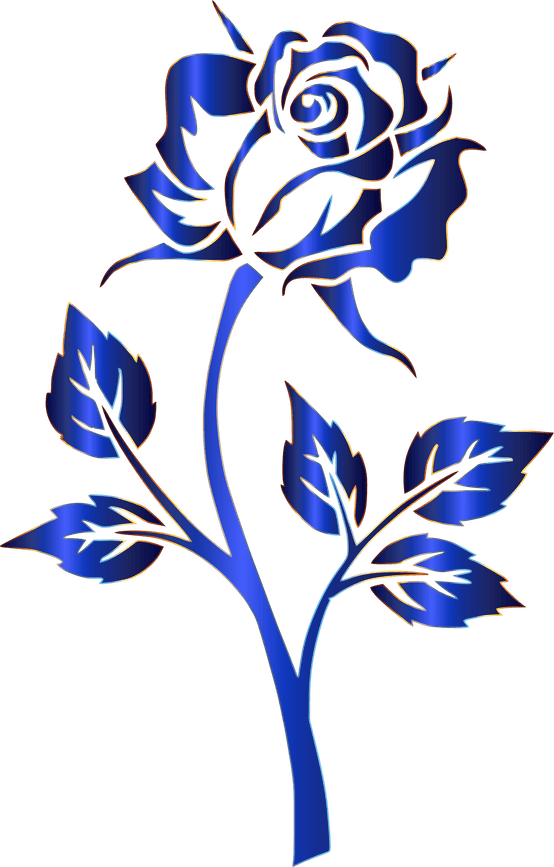 Blue Rose PNG