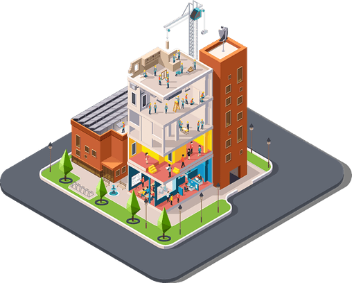 3d Building PNG