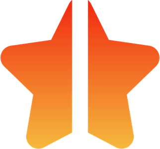 Half Star PNG
