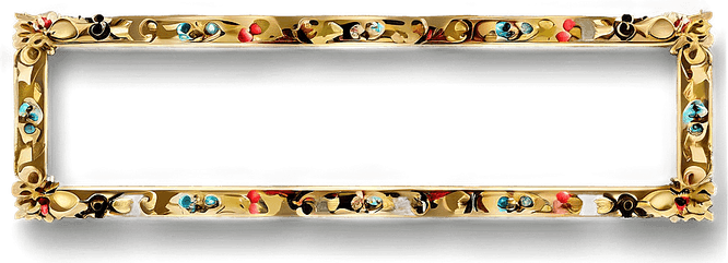 Page Border Golden PNG