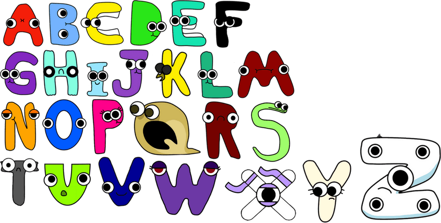 Alphabet Lore Letters A To Z PNG