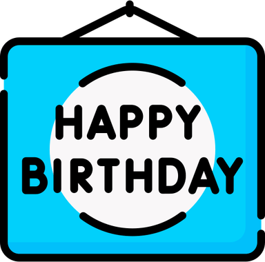 Happy Birthday Speech Bubble PNG