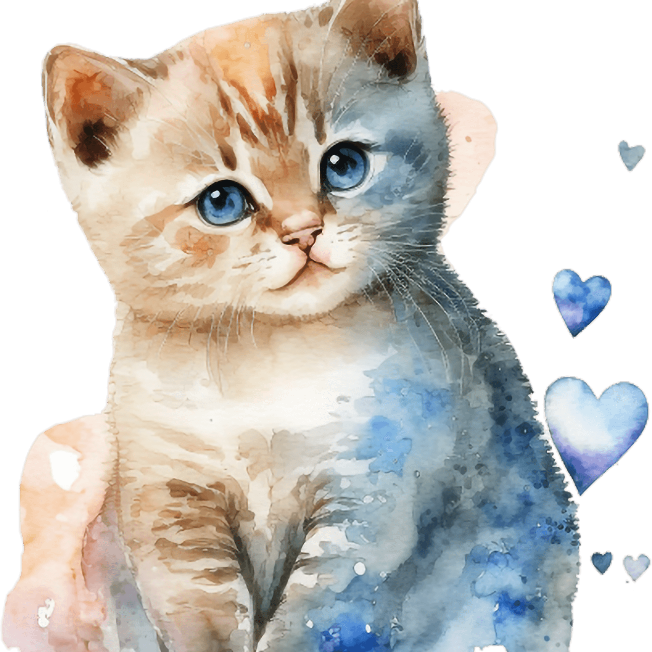 Watercolor Stitch PNG