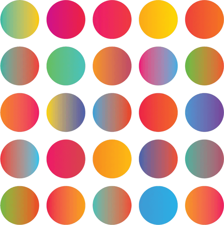 Multi Color Circle PNG