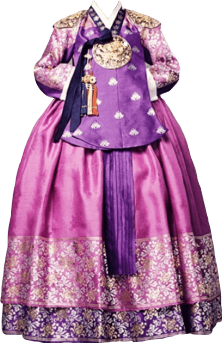 New Year Hanbok Outfit Set PNG