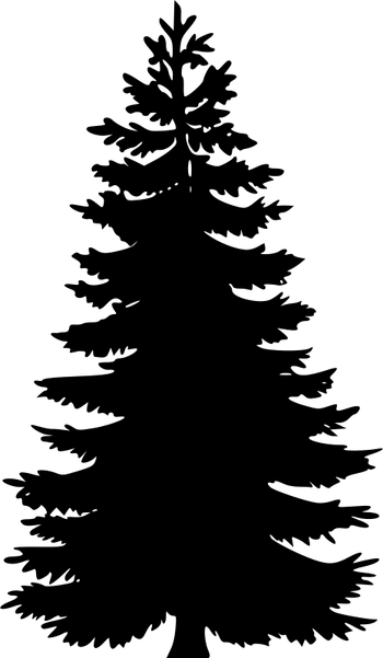 Tree Stencil PNG