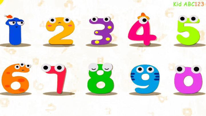 1 To 10 Numbers PNG