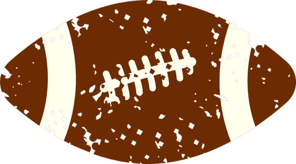 Distressed Football PNG