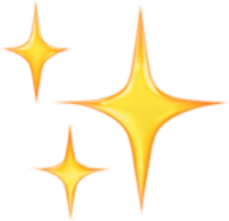 Emoji Sparkles PNG