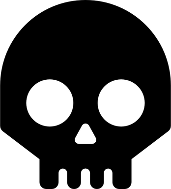 Cursed Skull Emoji PNG