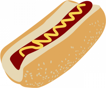 4th Of July Hot Dog PNG