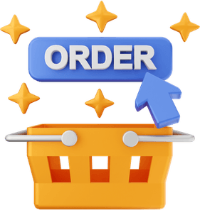 Order Now 3d PNG