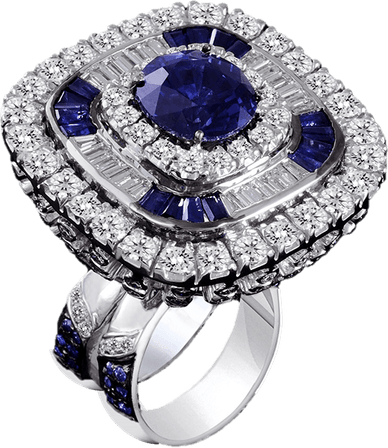 Sapphire Diamond PNG