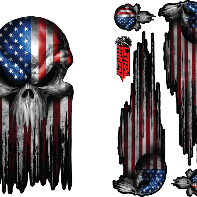 Melting Skull PNG