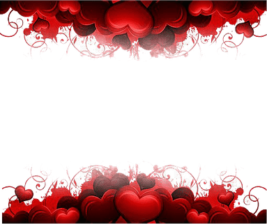 14 Feb Valentines Day Border PNG
