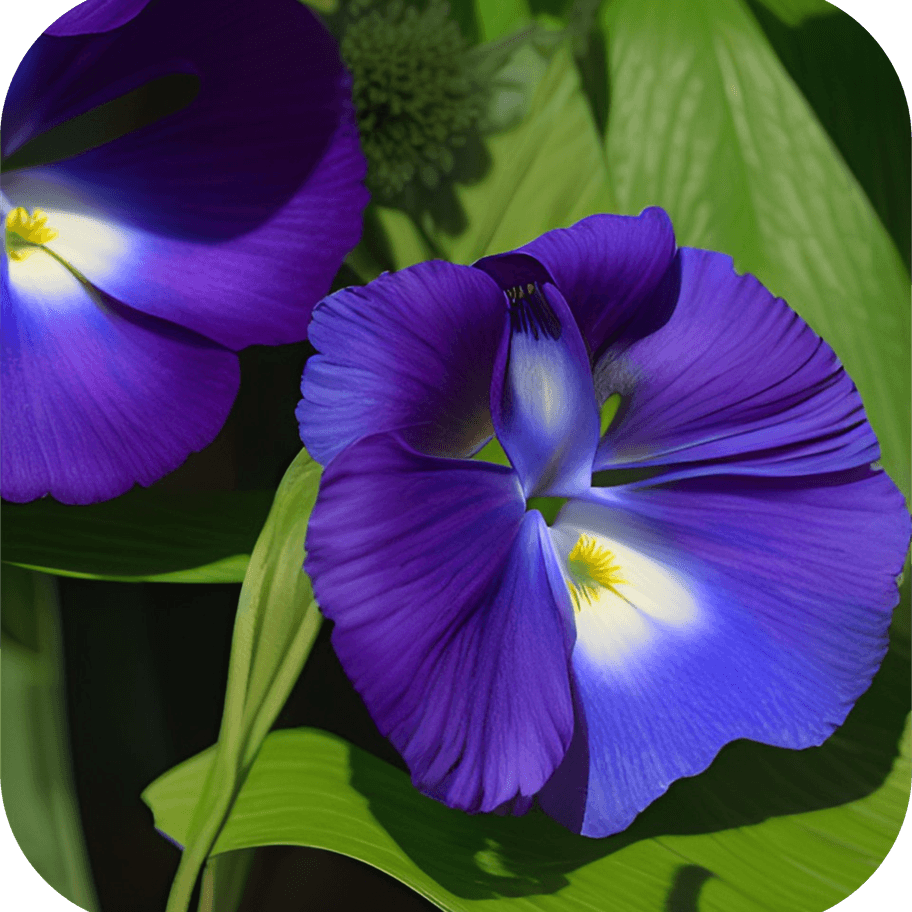 Blue Butterfly Pea Flower PNG