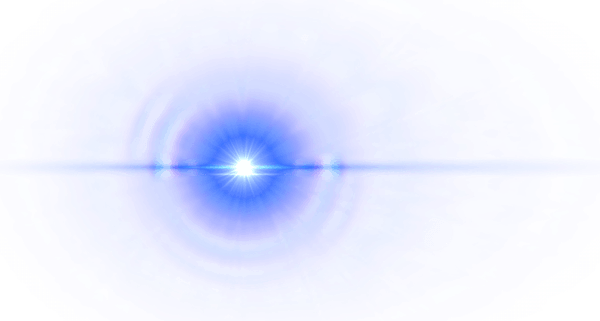 Blue Lens Flare PNG
