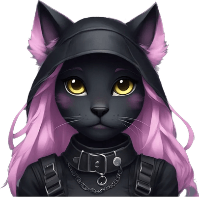 Gothic Cat PNG