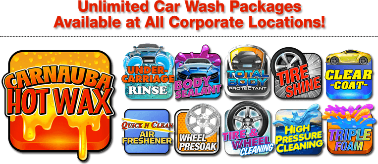 Car Wash Banner PNG