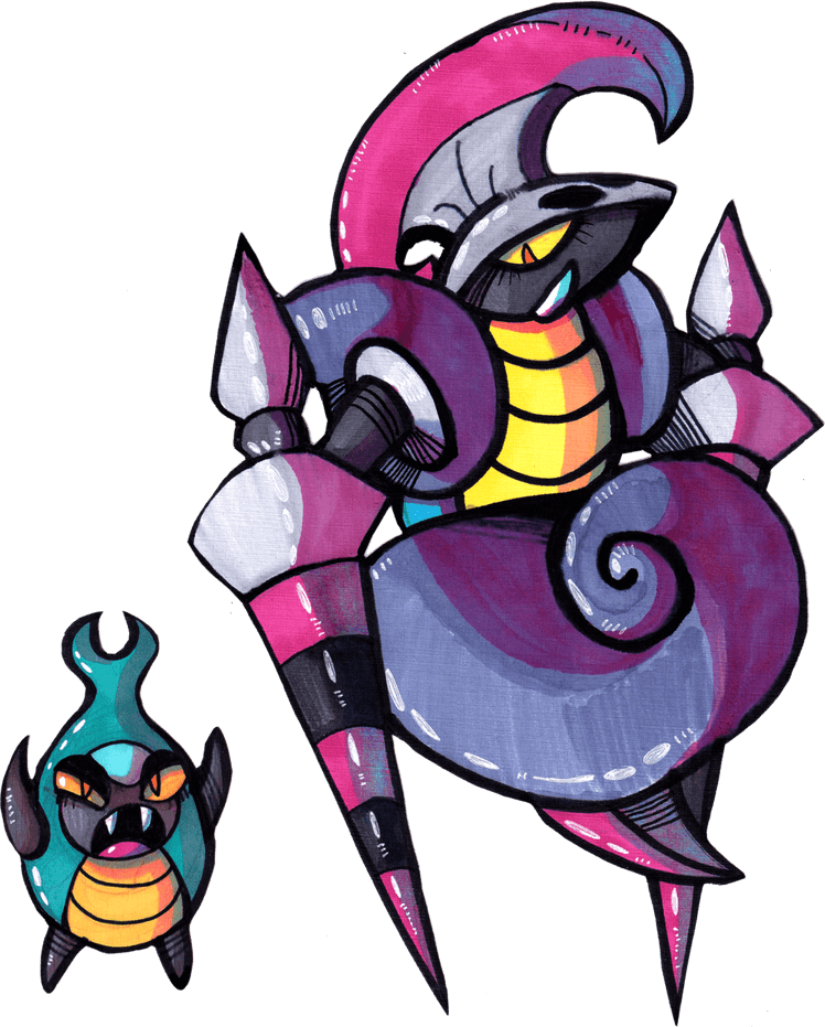 Karrablast Pokemon PNG