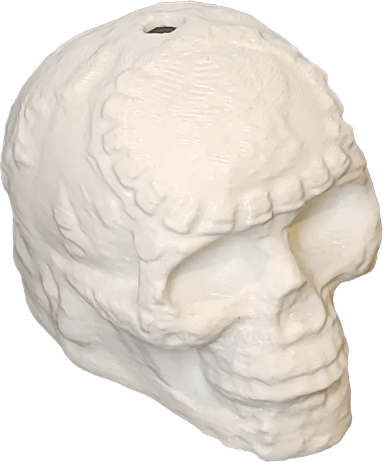 Screaming Skull PNG