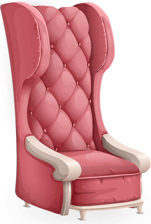 Armchair Pink PNG
