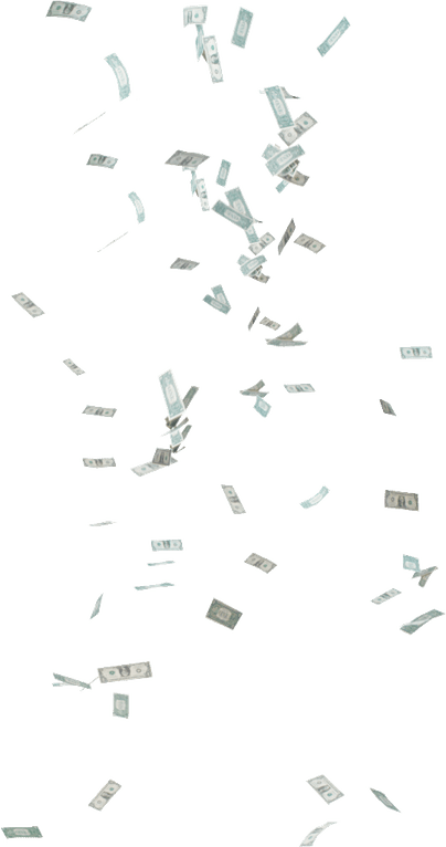 Falling Money PNG