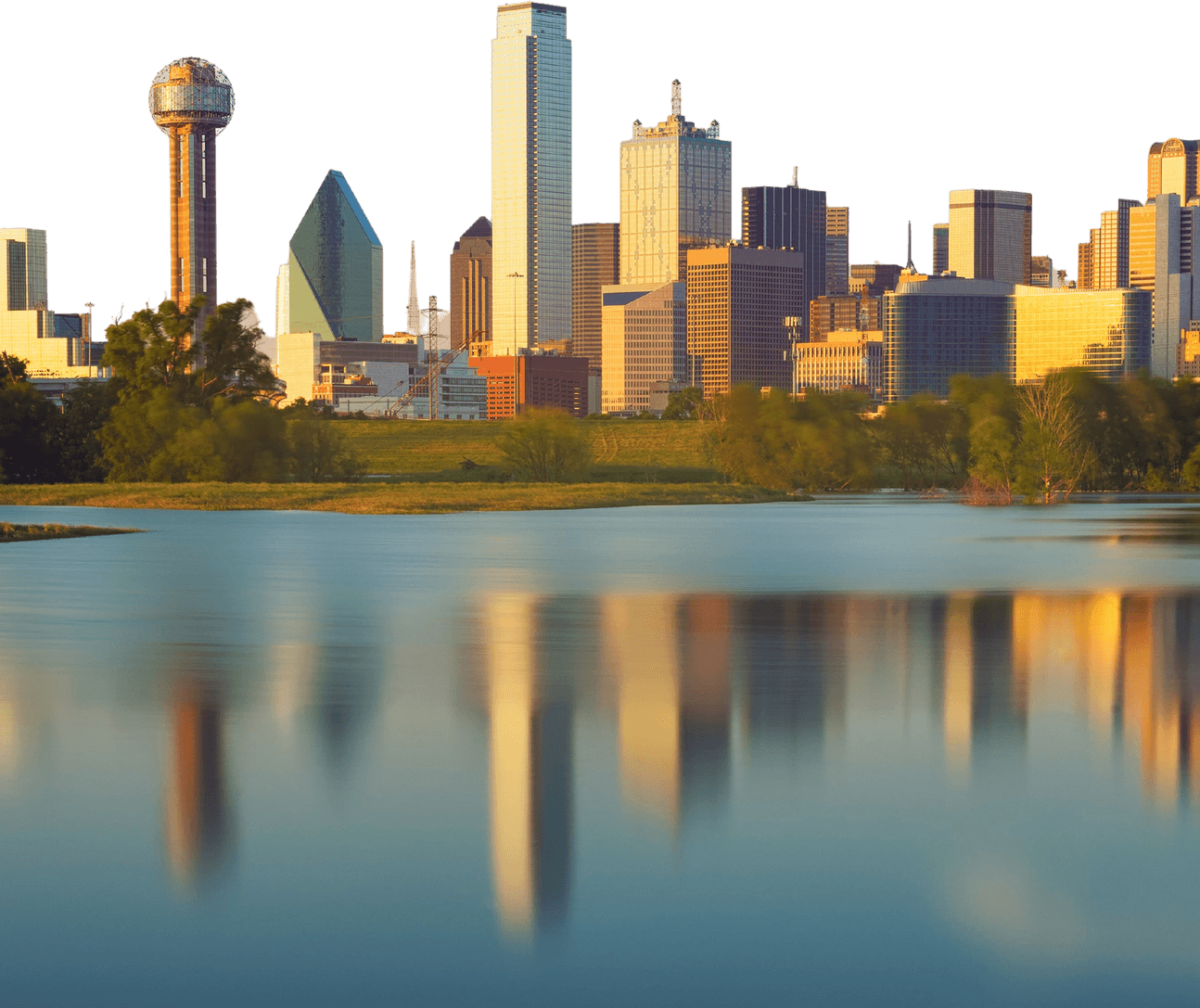 Downtown Dallas Skyline PNG
