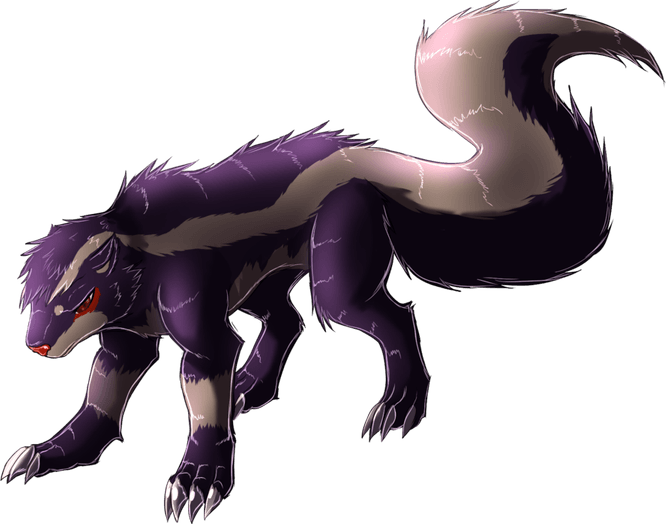 Skuntank Pokemon PNG