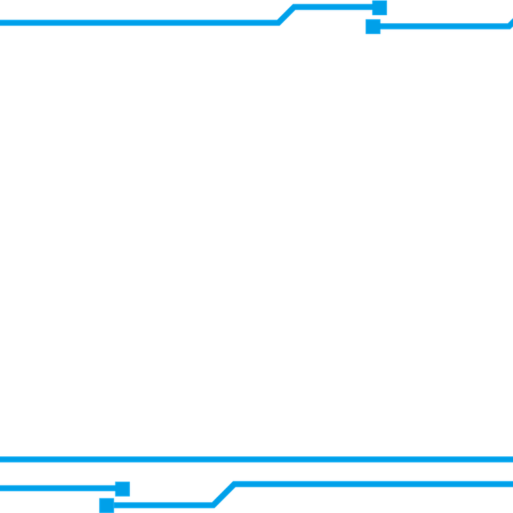 Futuristic Border PNG