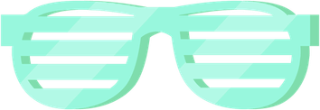 80s Sunglasses PNG
