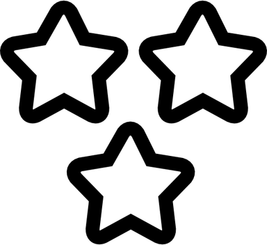 3 Stars PNG