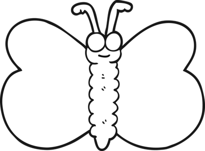Black And White Butterfly PNG