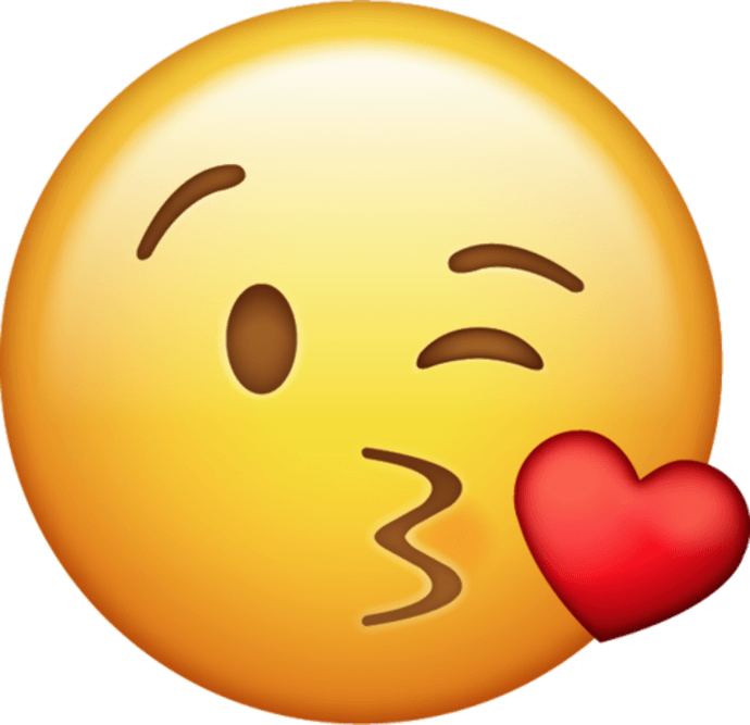Kissing Emoji PNG