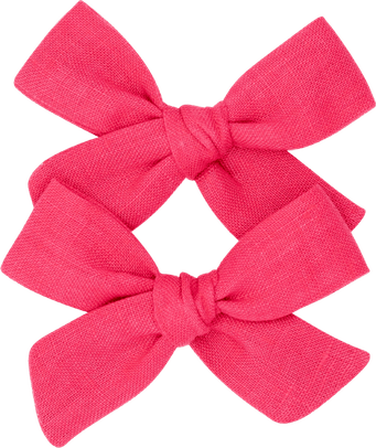Pink Hair Bow PNG