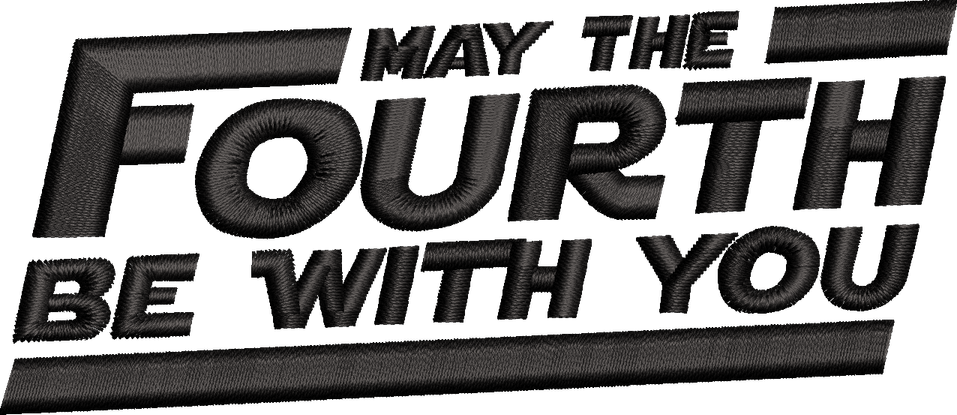 May The 4th Be With You PNG