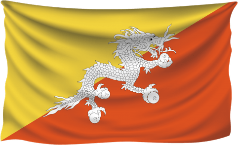 Bhutan Flag PNG