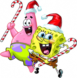 Spongebob Christmas PNG
