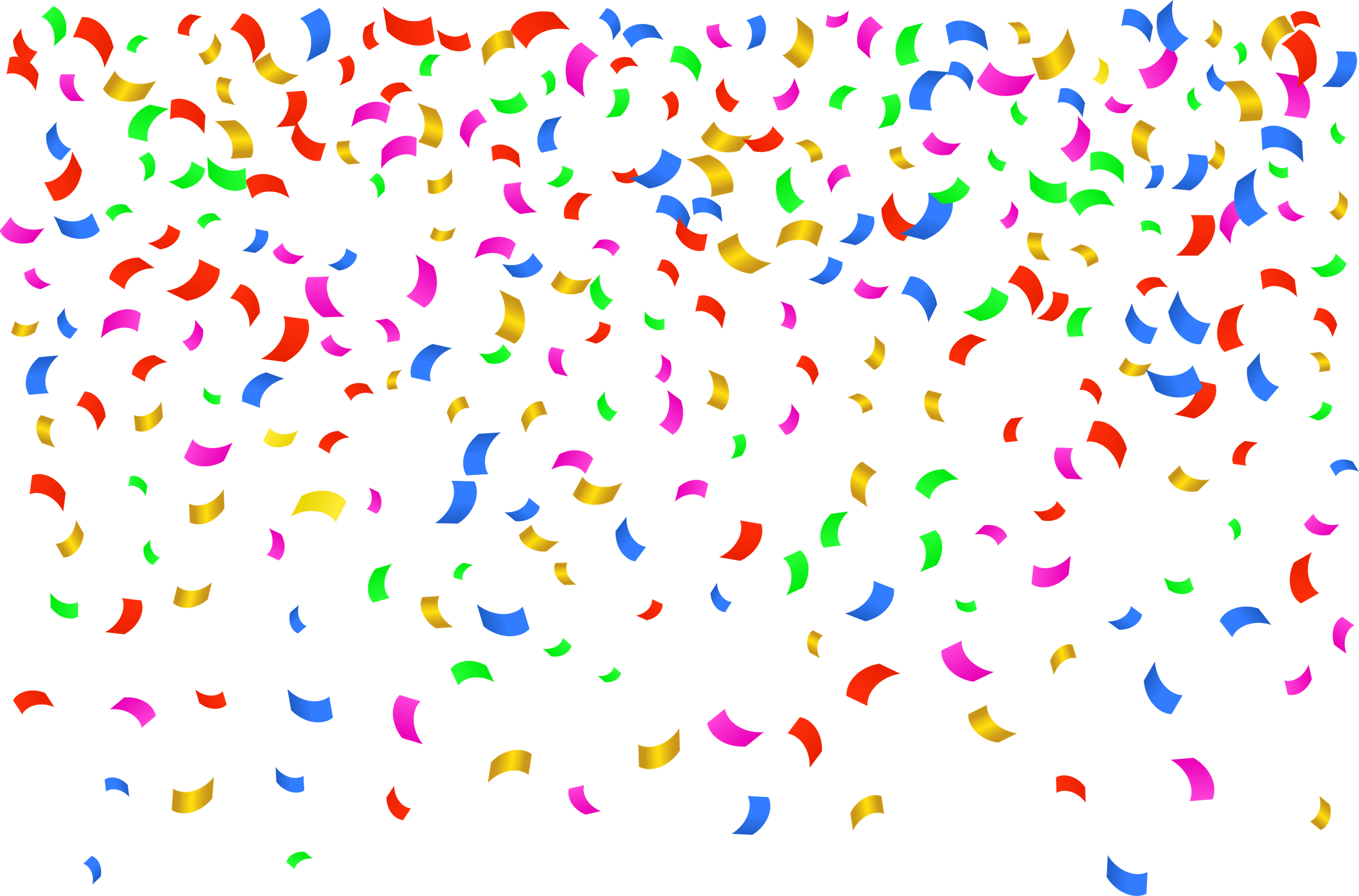 Blue Confetti PNG
