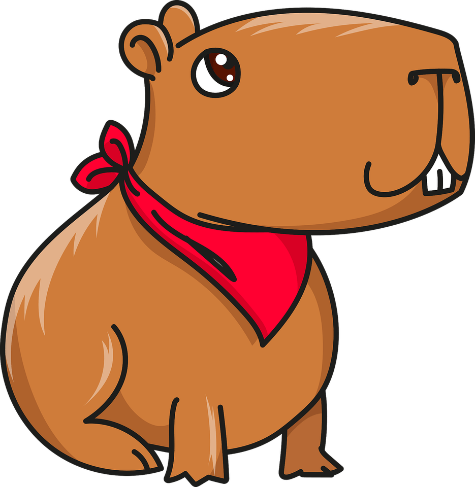 Capybara PNG