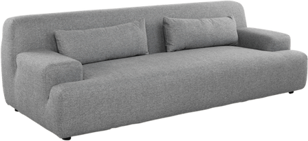 Grey Fabric Sofa PNG