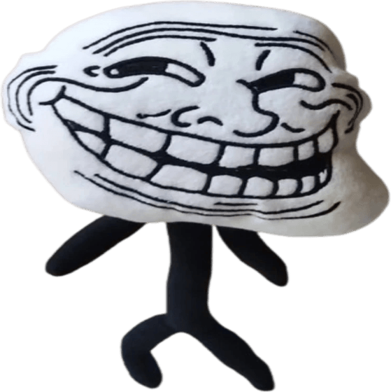 Monster Troll Face PNG