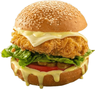 Chicken Zinger Burger PNG